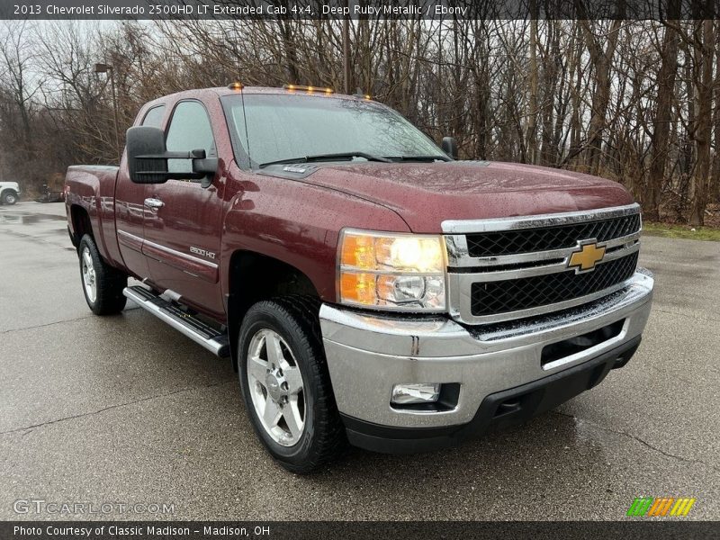 Deep Ruby Metallic / Ebony 2013 Chevrolet Silverado 2500HD LT Extended Cab 4x4