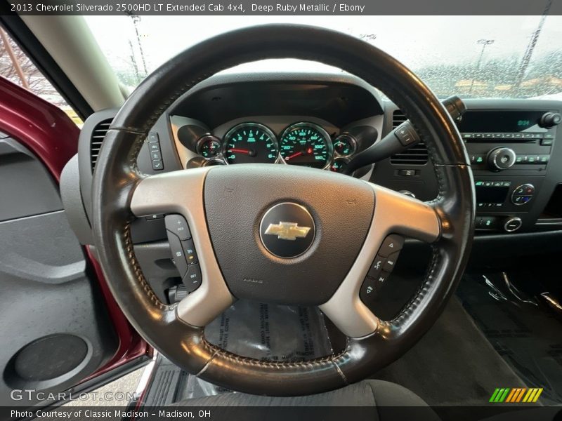 Deep Ruby Metallic / Ebony 2013 Chevrolet Silverado 2500HD LT Extended Cab 4x4