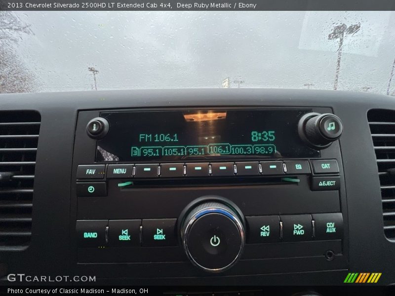 Deep Ruby Metallic / Ebony 2013 Chevrolet Silverado 2500HD LT Extended Cab 4x4