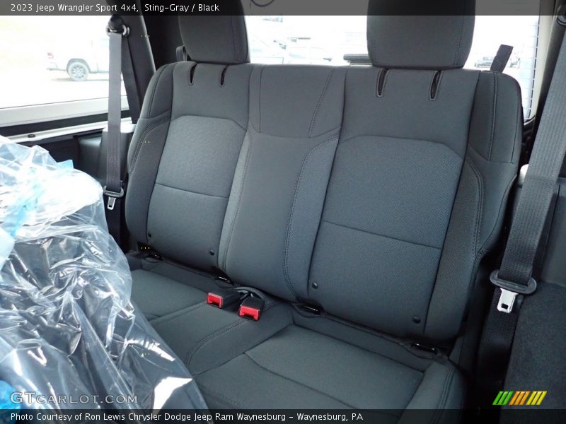 Rear Seat of 2023 Wrangler Sport 4x4