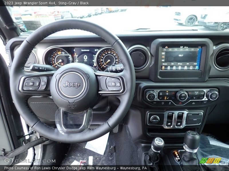 Dashboard of 2023 Wrangler Sport 4x4