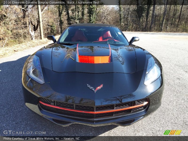 Black / Adrenaline Red 2016 Chevrolet Corvette Stingray Convertible