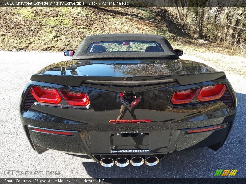 Black / Adrenaline Red 2016 Chevrolet Corvette Stingray Convertible