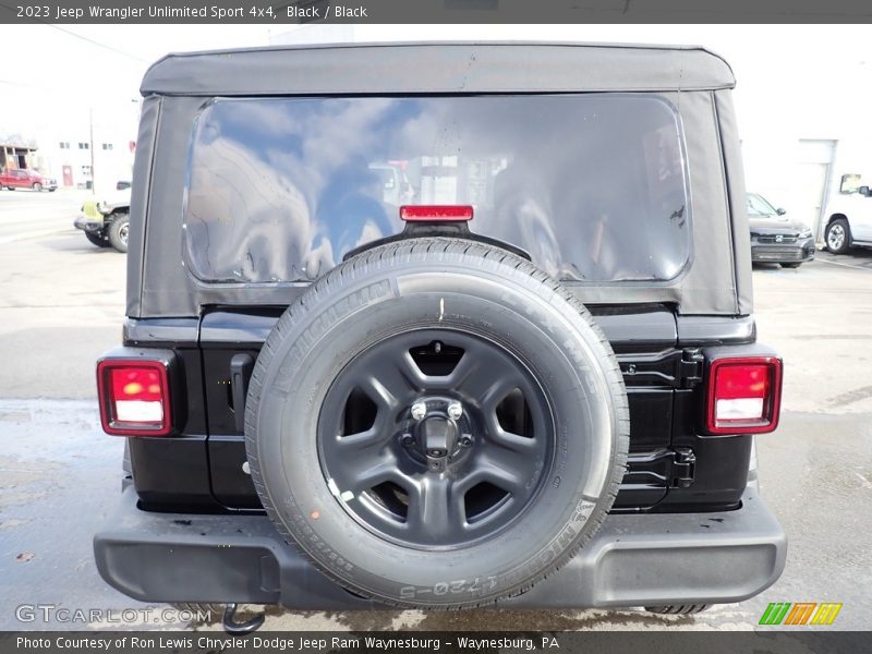 Black / Black 2023 Jeep Wrangler Unlimited Sport 4x4