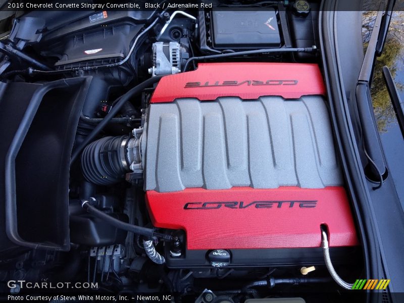 Black / Adrenaline Red 2016 Chevrolet Corvette Stingray Convertible