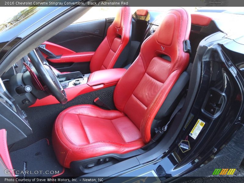 Black / Adrenaline Red 2016 Chevrolet Corvette Stingray Convertible