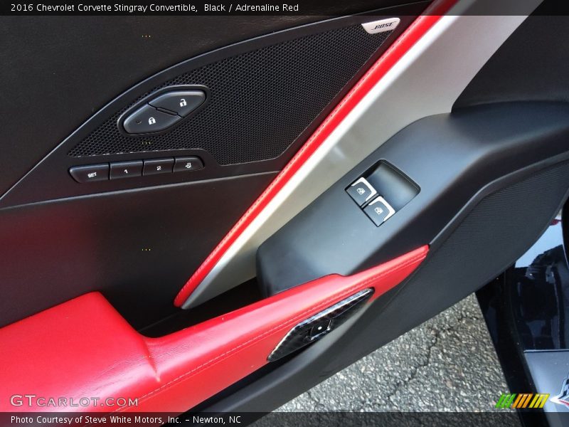 Black / Adrenaline Red 2016 Chevrolet Corvette Stingray Convertible