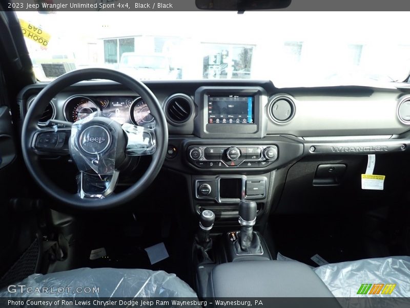 Black / Black 2023 Jeep Wrangler Unlimited Sport 4x4