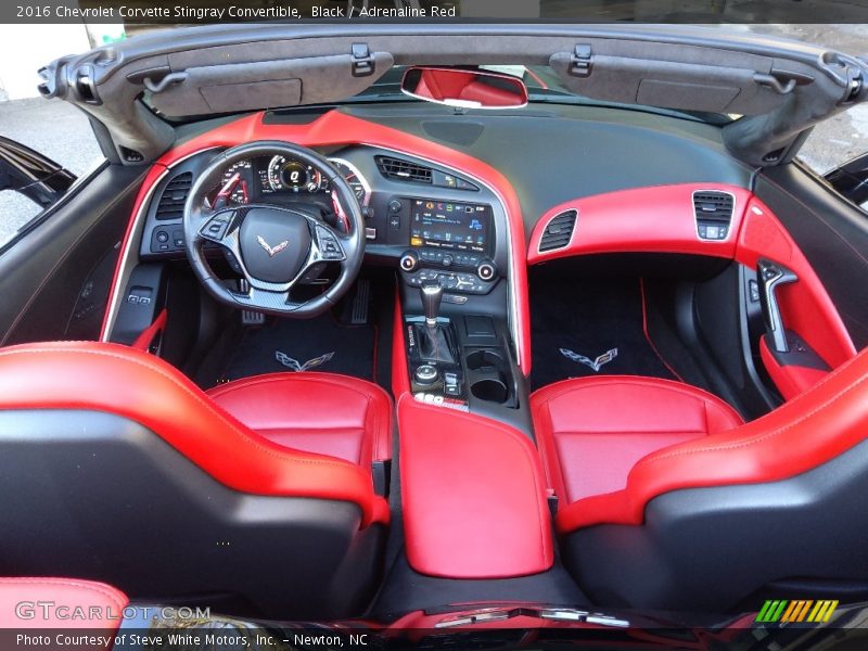 Black / Adrenaline Red 2016 Chevrolet Corvette Stingray Convertible