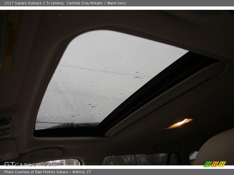 Carbide Gray Metallic / Warm Ivory 2017 Subaru Outback 2.5i Limited