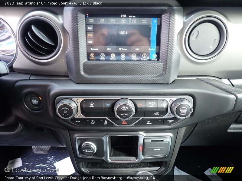 Controls of 2023 Wrangler Unlimited Sport 4x4