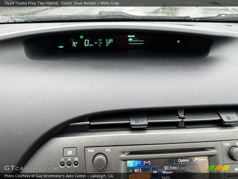 Classic Silver Metallic / Misty Gray 2014 Toyota Prius Two Hybrid