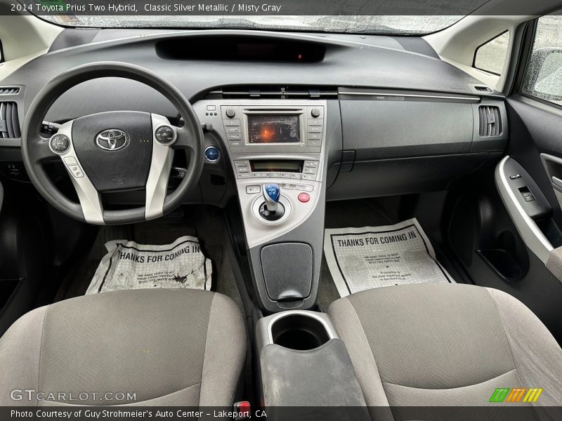 Classic Silver Metallic / Misty Gray 2014 Toyota Prius Two Hybrid