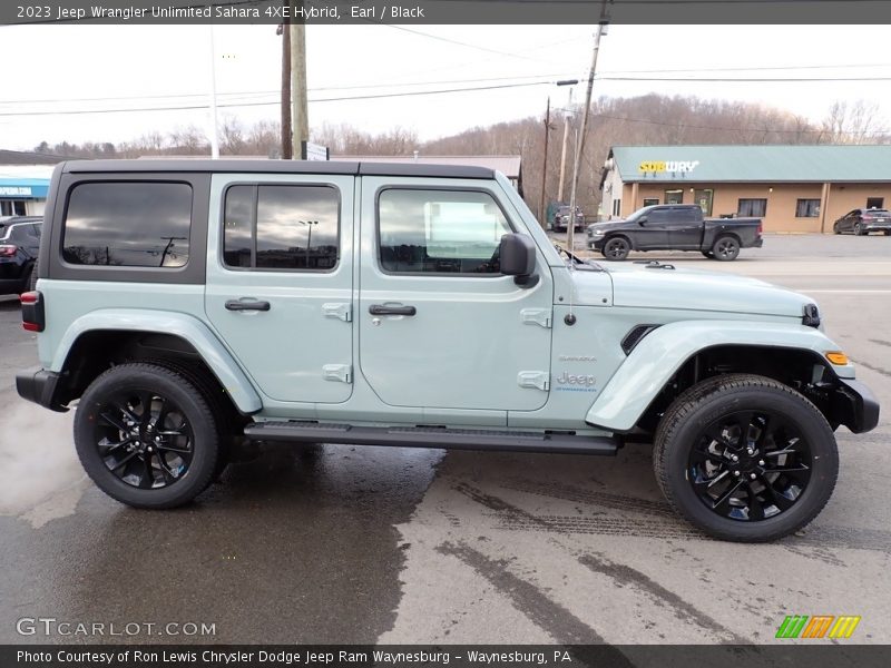 Earl / Black 2023 Jeep Wrangler Unlimited Sahara 4XE Hybrid