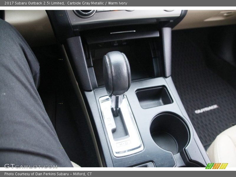 Carbide Gray Metallic / Warm Ivory 2017 Subaru Outback 2.5i Limited