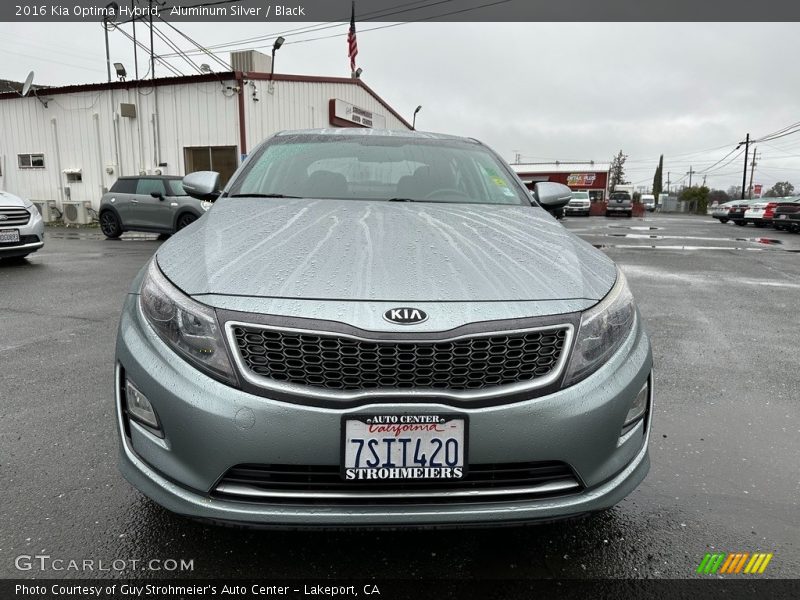 Aluminum Silver / Black 2016 Kia Optima Hybrid