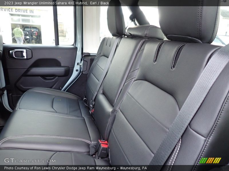 Rear Seat of 2023 Wrangler Unlimited Sahara 4XE Hybrid