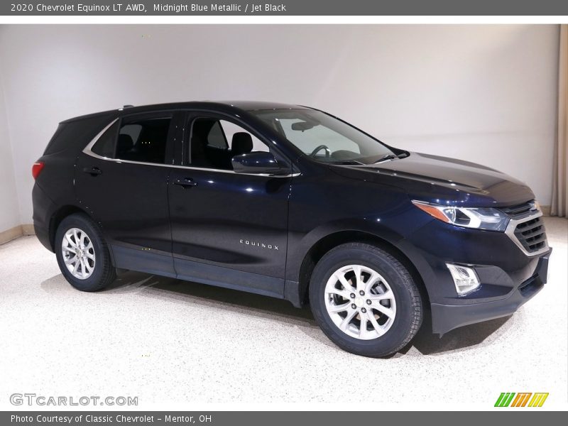 Midnight Blue Metallic / Jet Black 2020 Chevrolet Equinox LT AWD