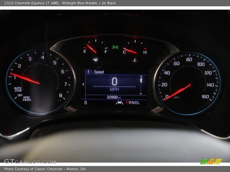 Midnight Blue Metallic / Jet Black 2020 Chevrolet Equinox LT AWD
