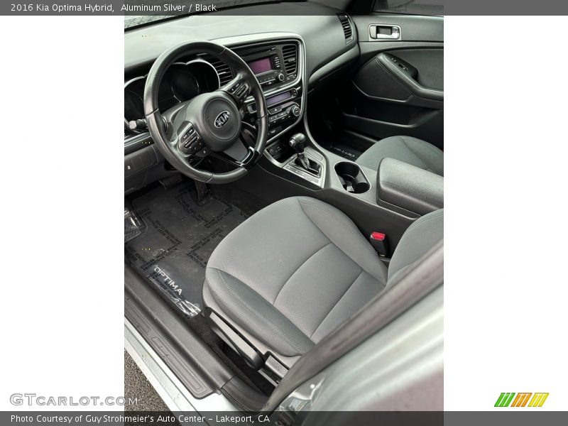  2016 Optima Hybrid Black Interior