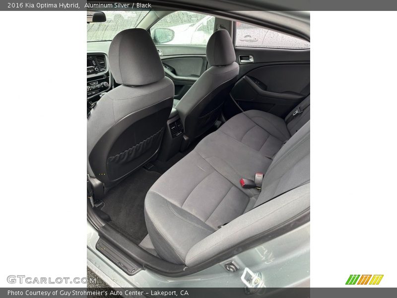 Rear Seat of 2016 Optima Hybrid