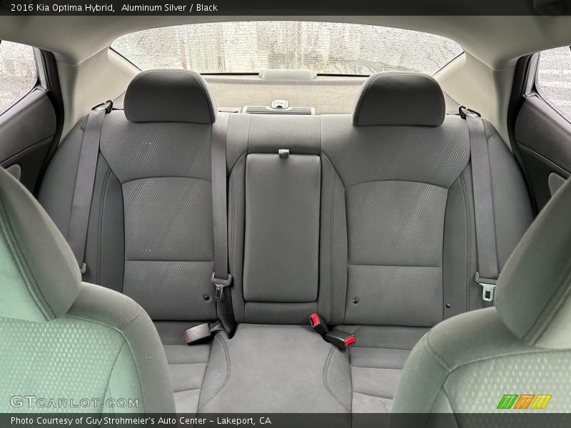Rear Seat of 2016 Optima Hybrid