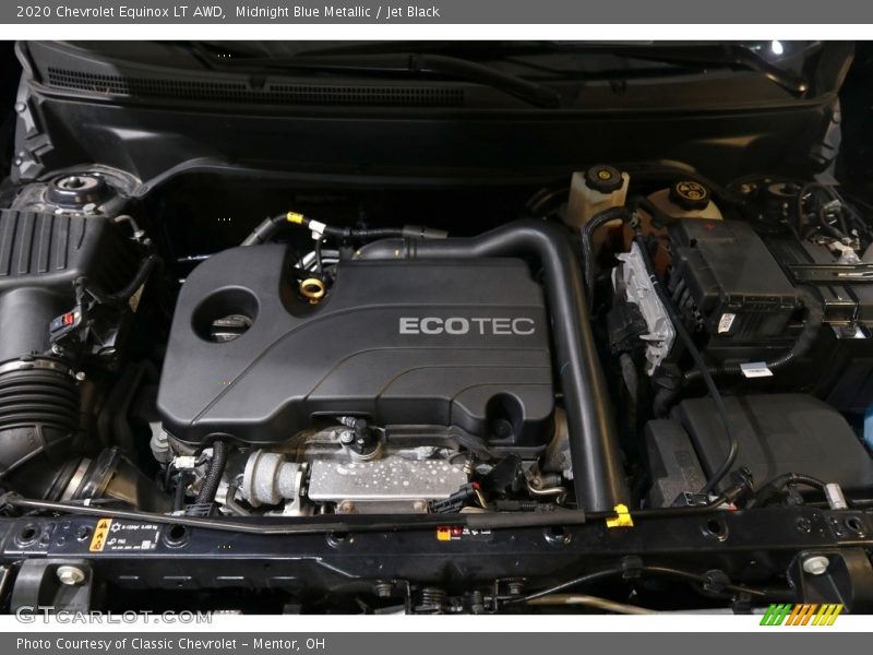 Midnight Blue Metallic / Jet Black 2020 Chevrolet Equinox LT AWD