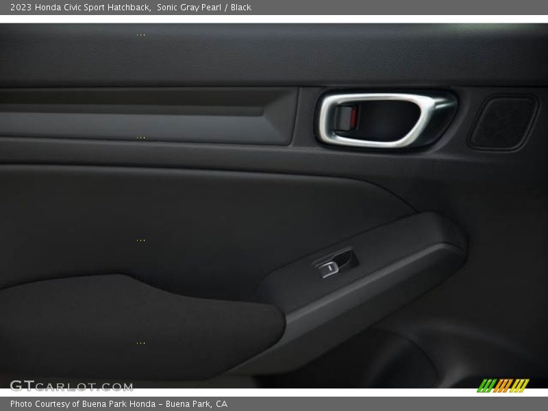 Sonic Gray Pearl / Black 2023 Honda Civic Sport Hatchback