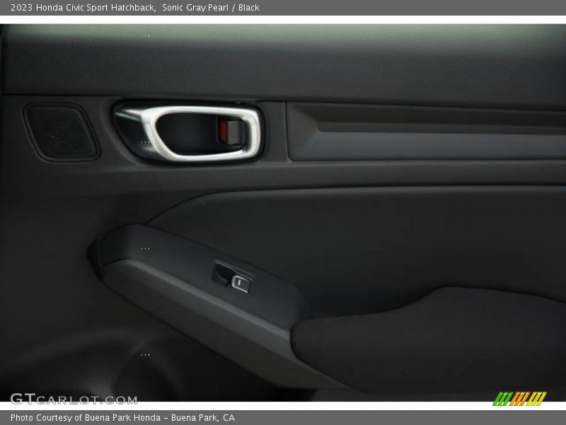 Sonic Gray Pearl / Black 2023 Honda Civic Sport Hatchback