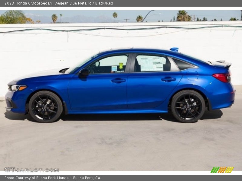  2023 Civic Si Sedan Aegean Blue Metallic