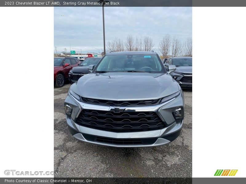 Sterling Gray Metallic / Jet Black 2023 Chevrolet Blazer LT AWD