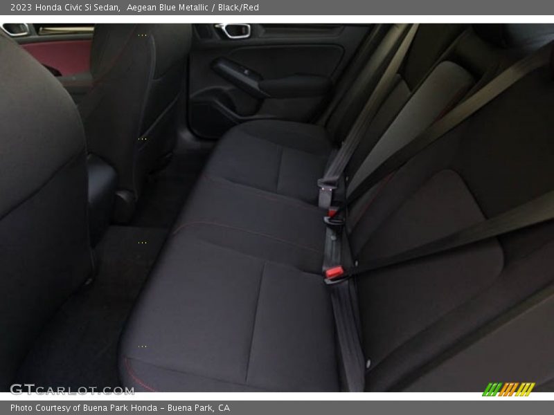 Rear Seat of 2023 Civic Si Sedan