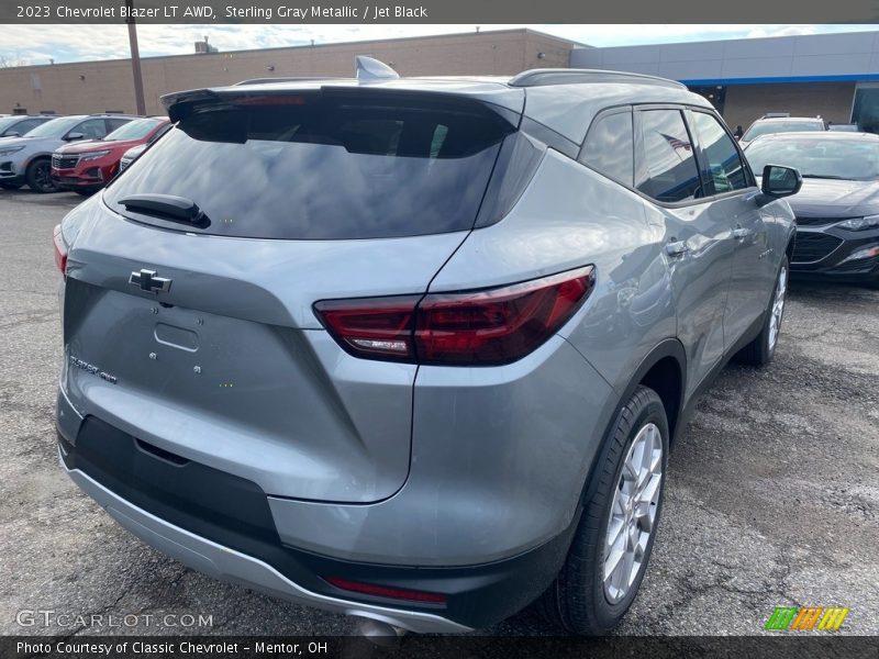 Sterling Gray Metallic / Jet Black 2023 Chevrolet Blazer LT AWD