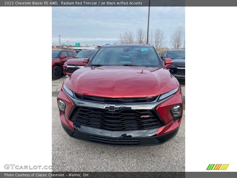 Radiant Red Tintcoat / Jet Black w/Red Accents 2023 Chevrolet Blazer RS AWD