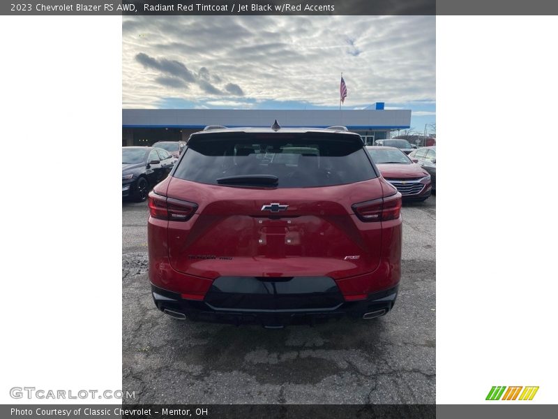 Radiant Red Tintcoat / Jet Black w/Red Accents 2023 Chevrolet Blazer RS AWD