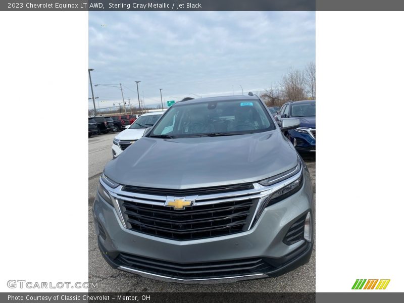 Sterling Gray Metallic / Jet Black 2023 Chevrolet Equinox LT AWD