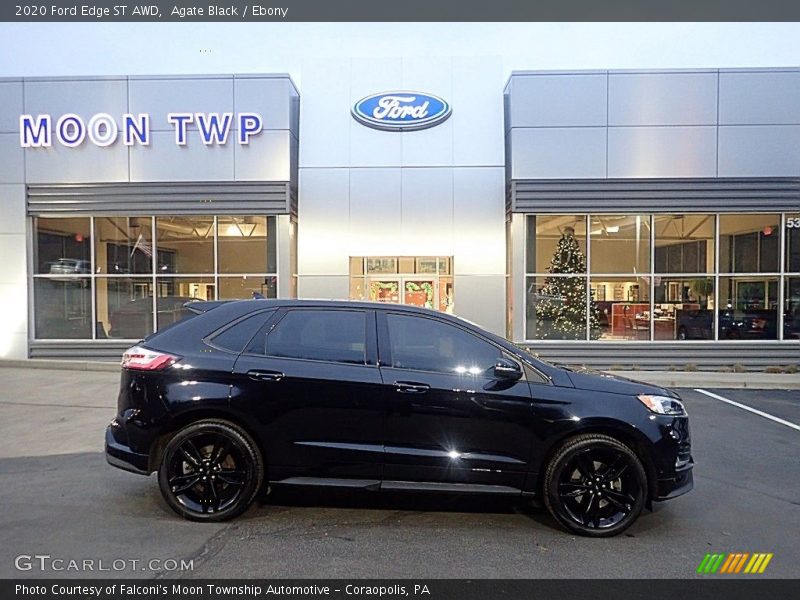 Agate Black / Ebony 2020 Ford Edge ST AWD