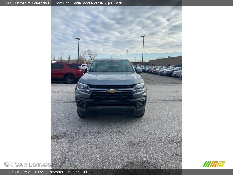 Satin Steel Metallic / Jet Black 2022 Chevrolet Colorado LT Crew Cab