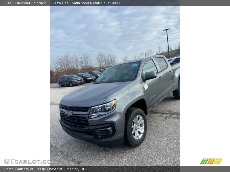 Satin Steel Metallic / Jet Black 2022 Chevrolet Colorado LT Crew Cab