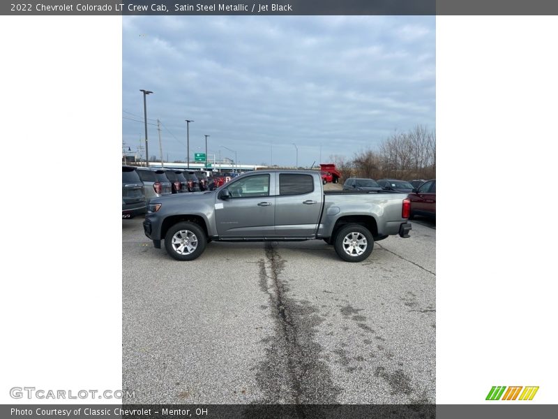 Satin Steel Metallic / Jet Black 2022 Chevrolet Colorado LT Crew Cab