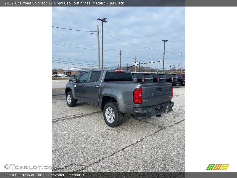 Satin Steel Metallic / Jet Black 2022 Chevrolet Colorado LT Crew Cab