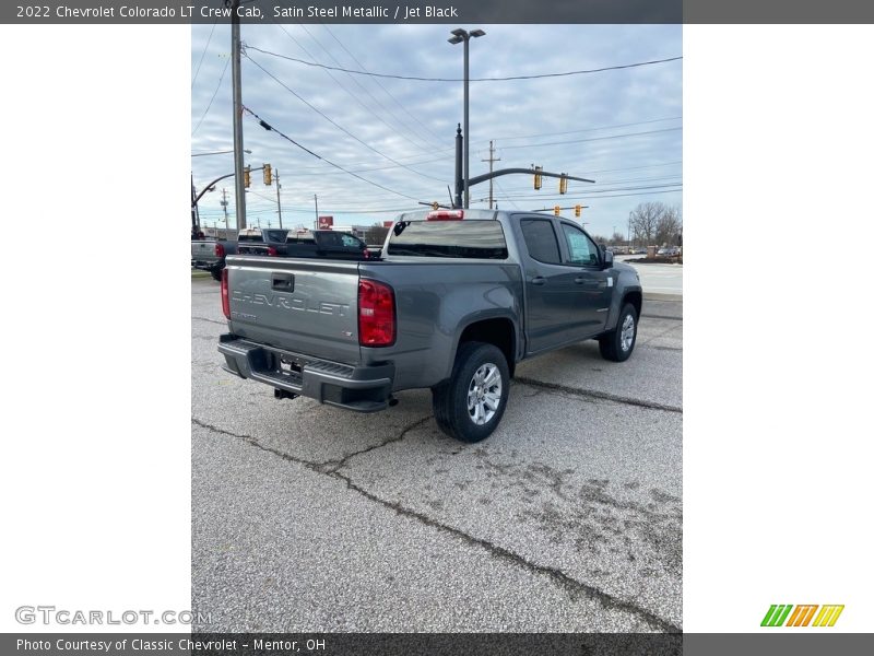 Satin Steel Metallic / Jet Black 2022 Chevrolet Colorado LT Crew Cab