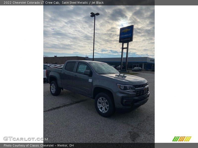 Satin Steel Metallic / Jet Black 2022 Chevrolet Colorado LT Crew Cab