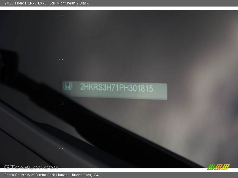 Still Night Pearl / Black 2023 Honda CR-V EX-L