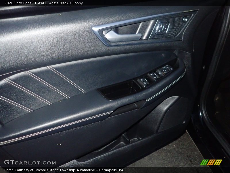 Agate Black / Ebony 2020 Ford Edge ST AWD