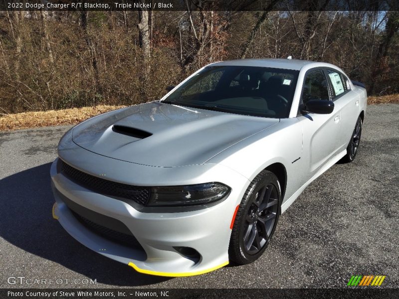 Triple Nickel / Black 2022 Dodge Charger R/T Blacktop