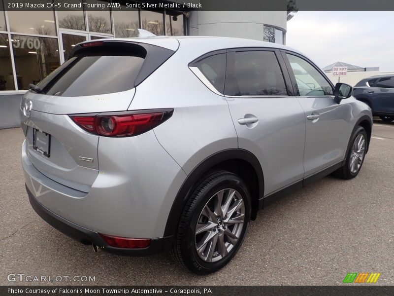 Sonic Silver Metallic / Black 2019 Mazda CX-5 Grand Touring AWD