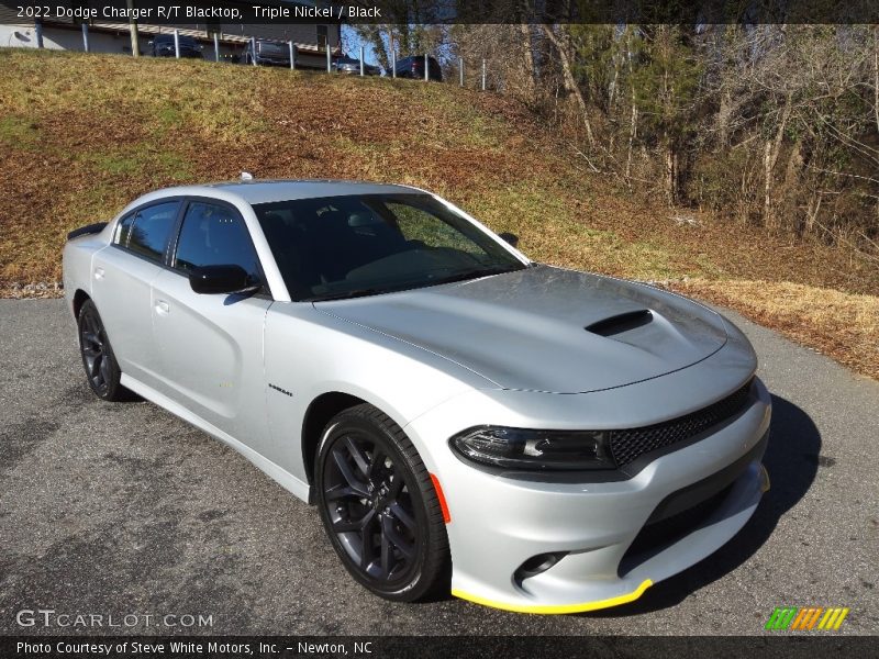 Front 3/4 View of 2022 Charger R/T Blacktop