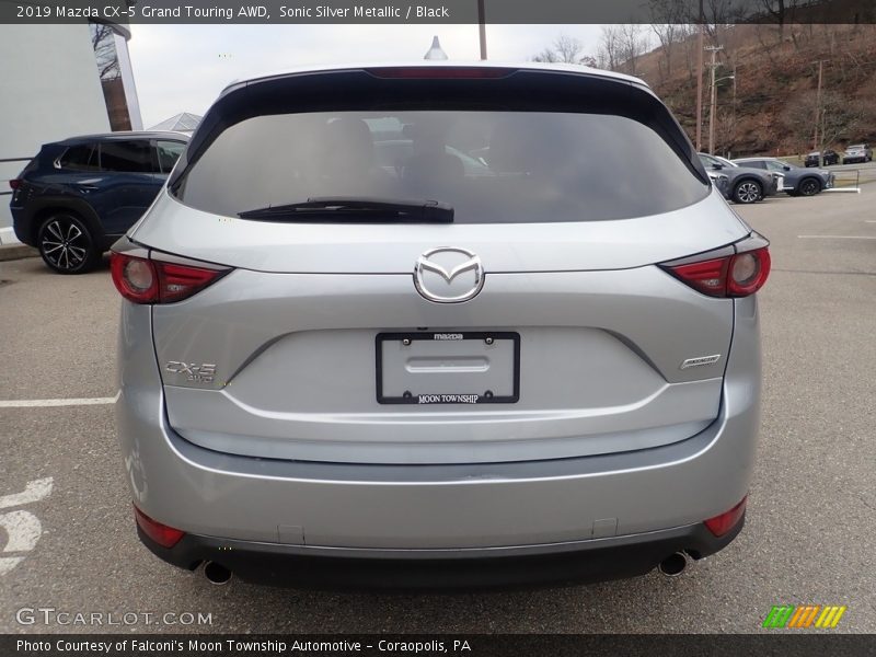 Sonic Silver Metallic / Black 2019 Mazda CX-5 Grand Touring AWD