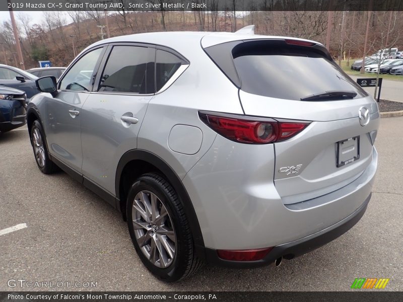 Sonic Silver Metallic / Black 2019 Mazda CX-5 Grand Touring AWD